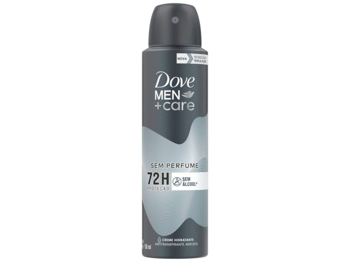 Desodorante Aerossol Antitranspirante Dove Men+Care Masculino 72 Horas Sem Perfume