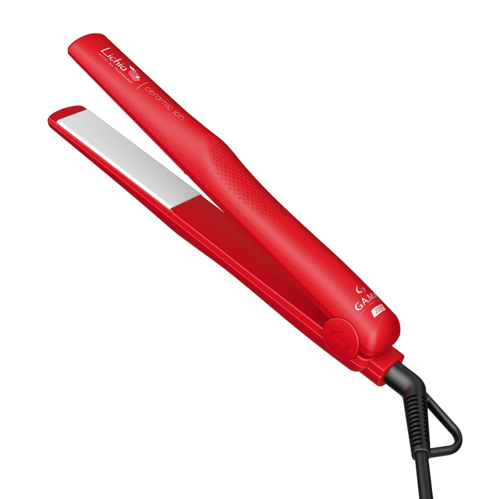 Prancha de Cabelo Gama Lichia Ceramic Íon Bivolt
