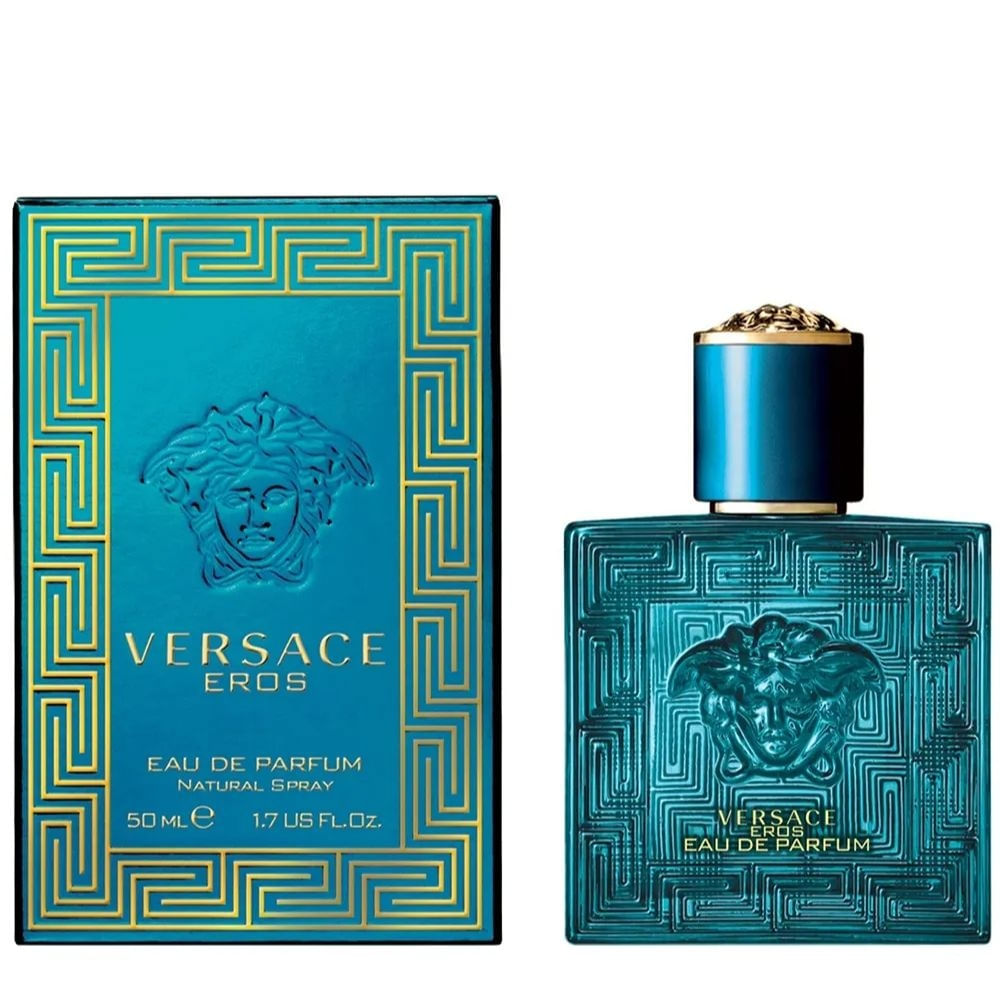 香水(男性用) VERSACE Eros Eau de Parfum 50mL Versace Eros Eau de Parfum Masculino-50 ml - Época Cosméticos