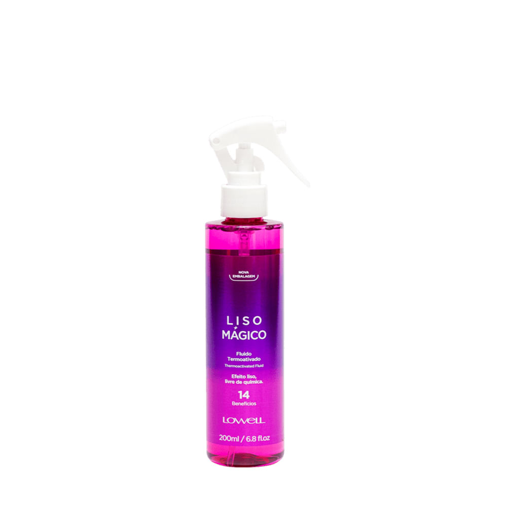 Lowell Liso Mágico  - Fluido Termoativado 200ml