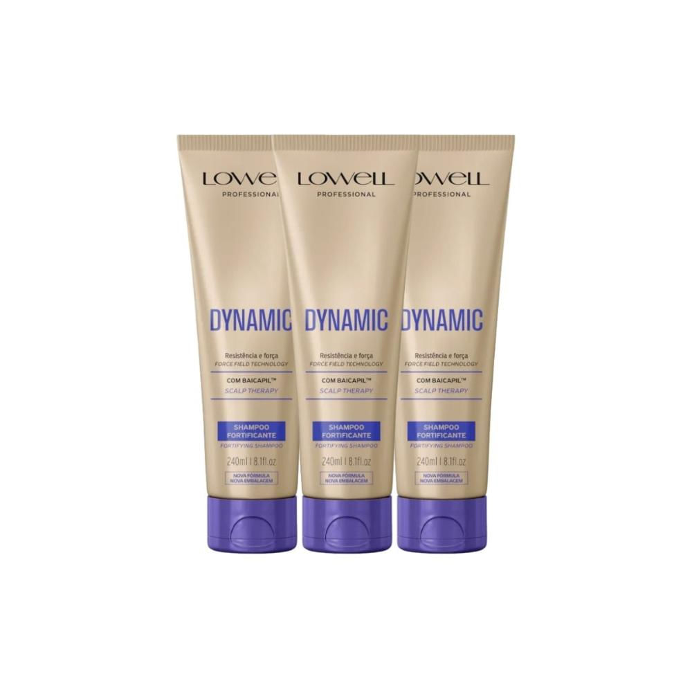 Lowell Dynamic Kit 3 Shampoo Fortificante 240ml
