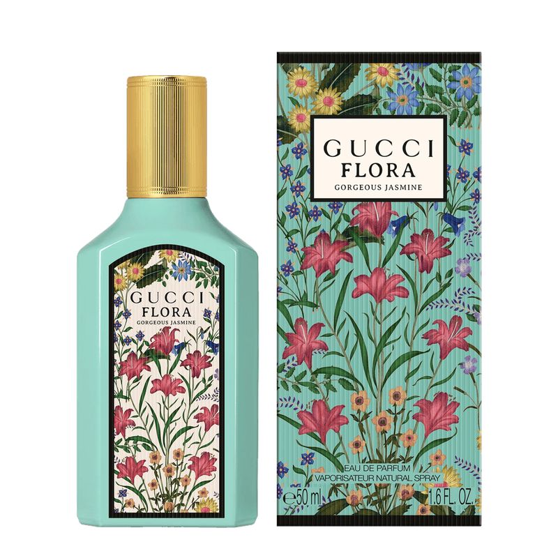 香水(女性用) GUCCI FLORA Gorgeous Jasmine 50ml Gucci Flora Gorgeous Jasmine Eau de Parfum - Perfume Feminino 50ml