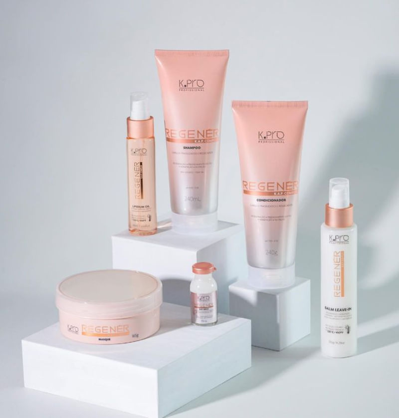 Kit K.Pro Profissional Regenér Shot Repair - Ampola de Tratamento 10ml (3 unidades)