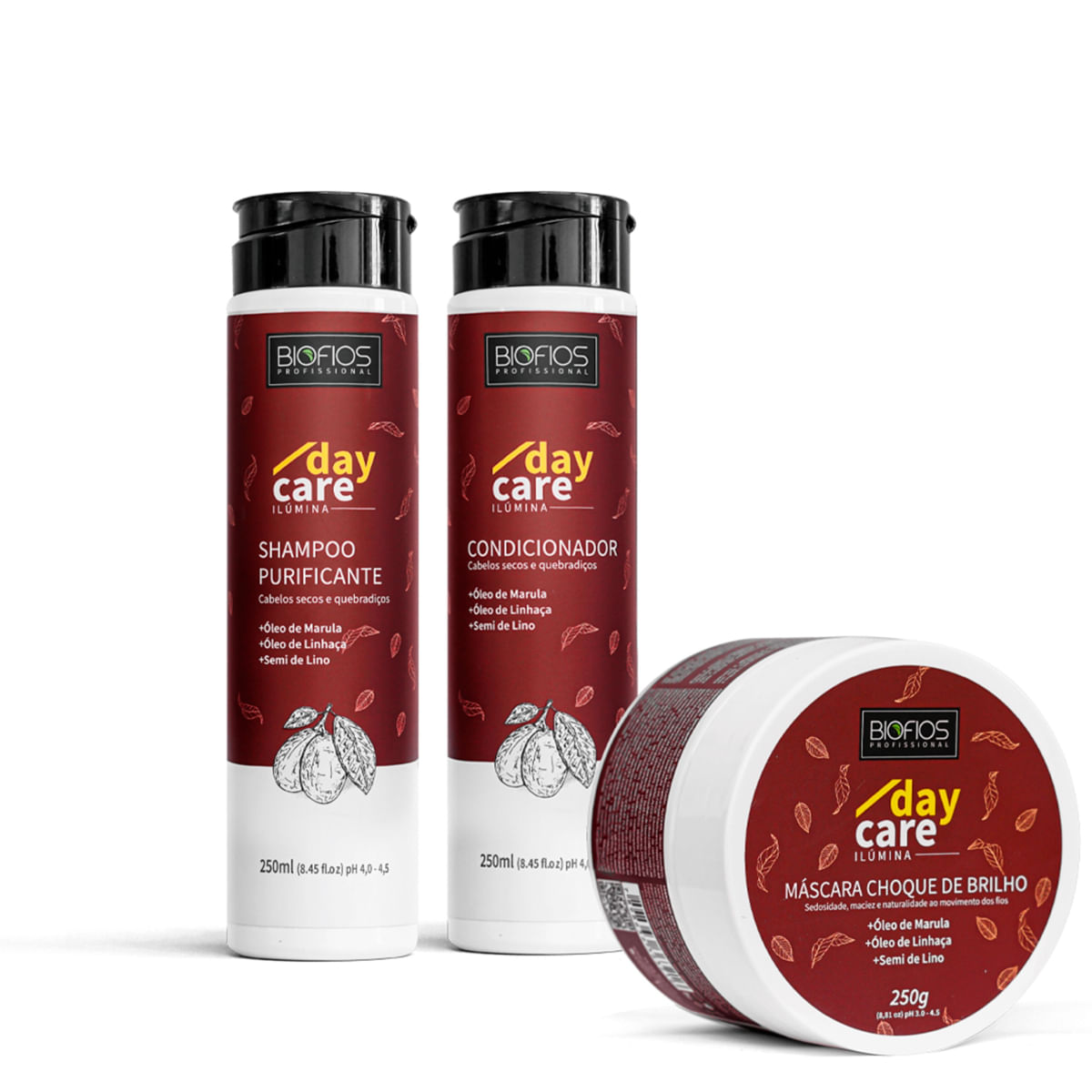 Kit Ilúmina Biofios Hidratação Capilar (3 Produtos)