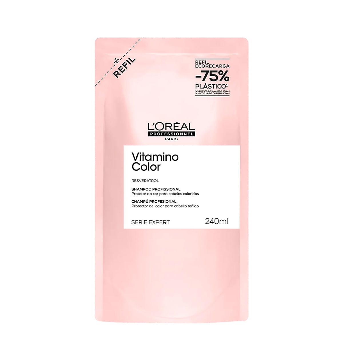 L'Oréal Professionnel Serie Expert Vitamino Color Resveratrol Refil - Shampoo 240ml