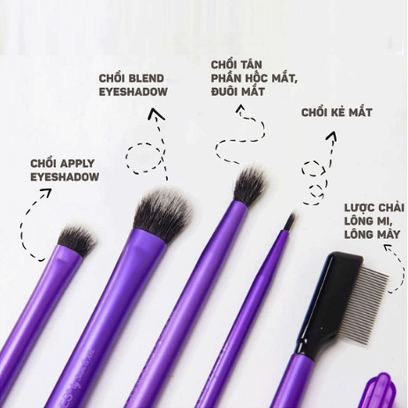 Kit Real Techniques by Sam & Nic c/5 Peças - Pincéis para os Olhos