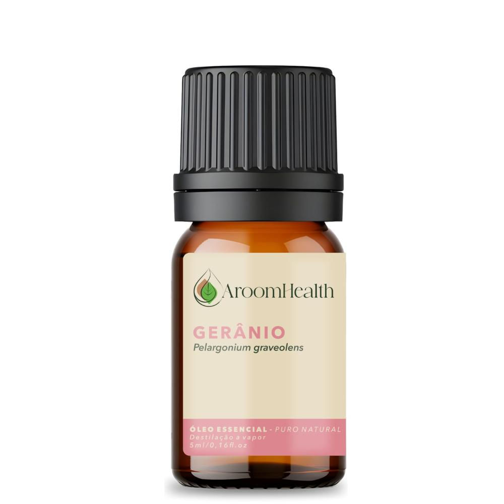 AroomHealth Óleo essencial puro natural de Gerânio – 5 ml