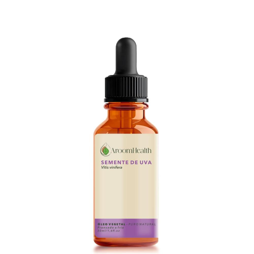 AroomHealth Óleo vegetal puro natural de semente de Uva  30ml
