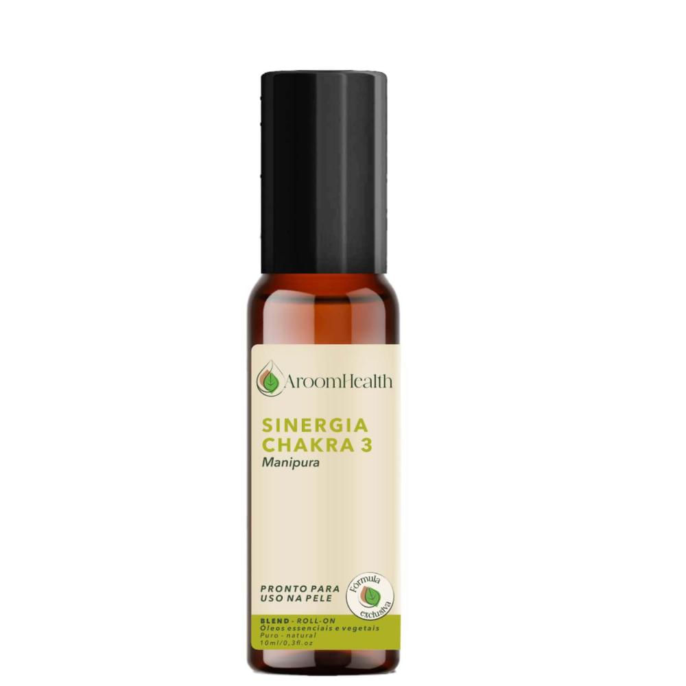 AroomHealth Sinergia Chakra 3 Manipura Roll- on 10ml- Fórmula Exclusiva