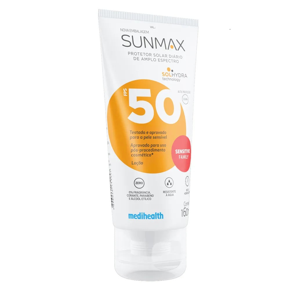Protetor Solar Sunmax Sensitive FPS 50 — 60 ml
