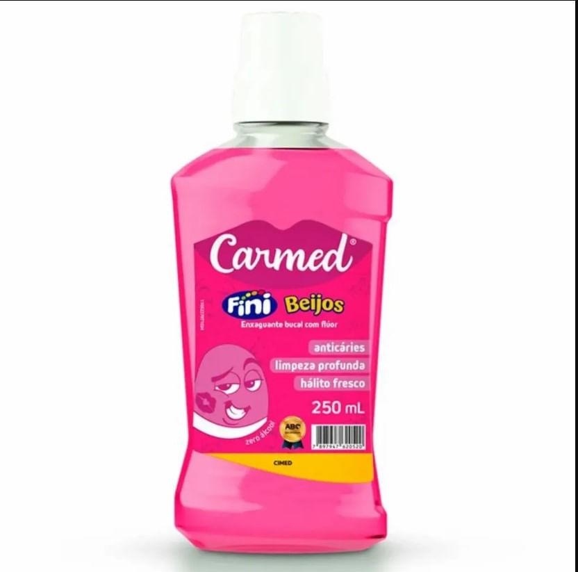 Enxaguante Bucal Carmed Fini Beijos 250ml