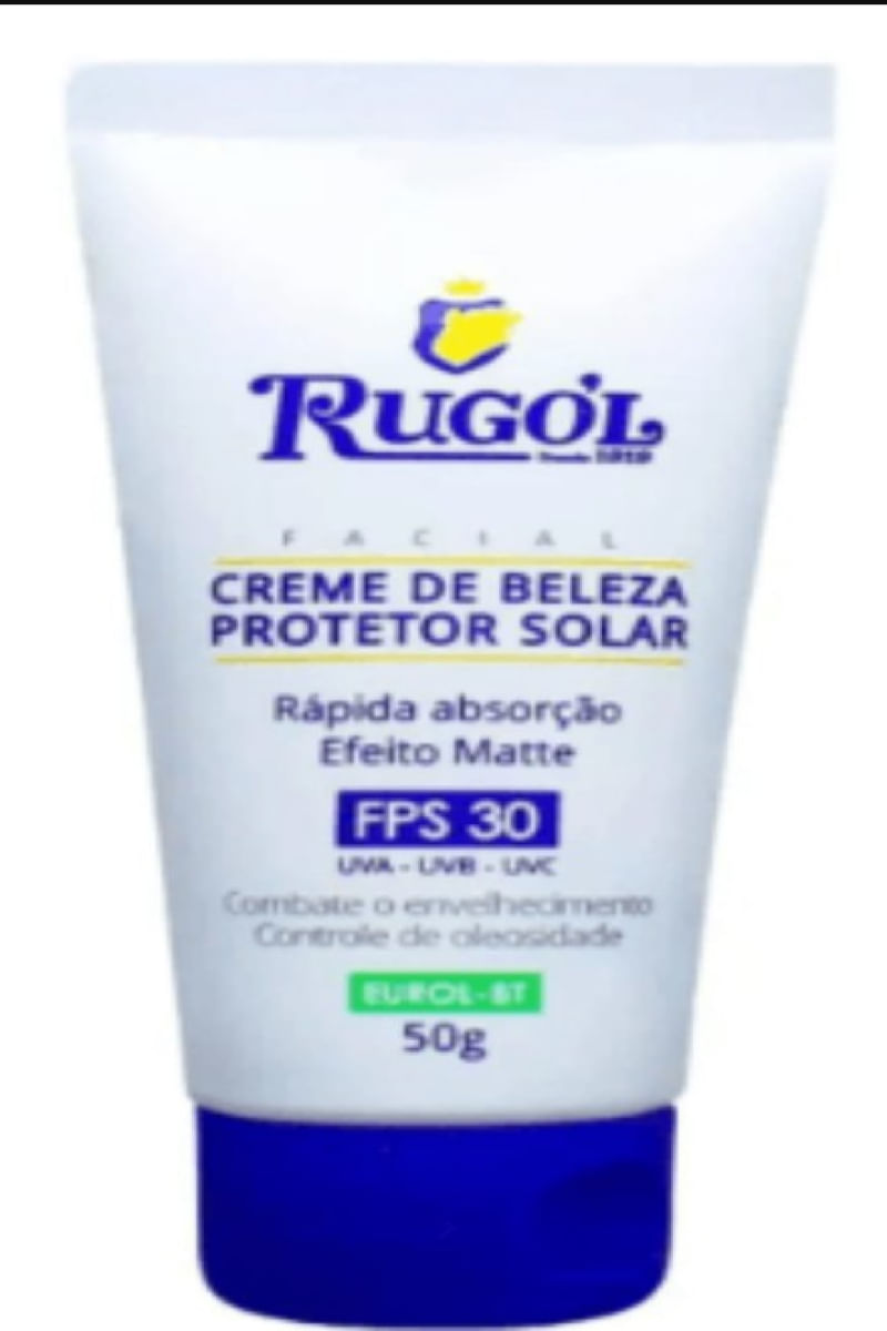 Creme de Beleza Rugol Com Protetor Solar Fps30 - 50G