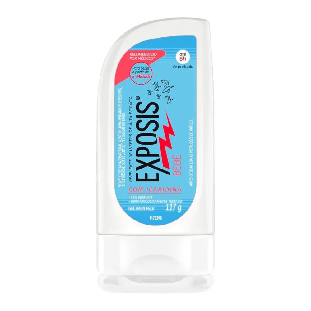 Repelente Em Gel Exposis Bebê 117Ml