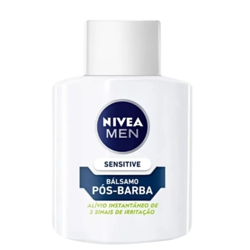LOÇÃO BÁLSAMO PÓS-BARBA NIVEA MEN SENSITIVE 100ML