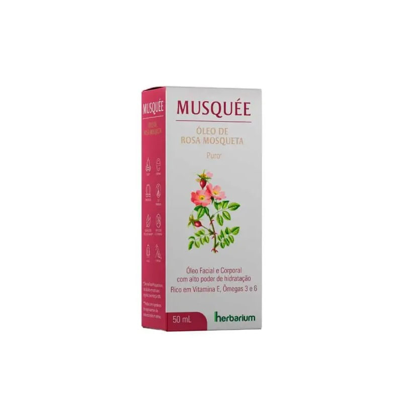 ÓLEO DE ROSA MOSQUETA MUSQUÉE HERBARIUM 50ML