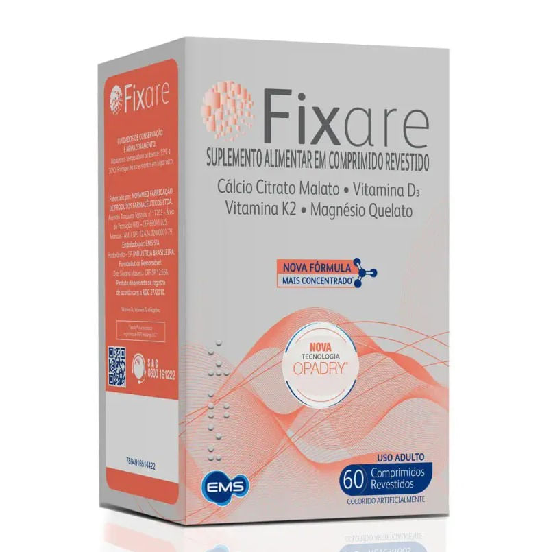 SUPLEMENTO ALIMENTAR FIXARE EMS C/60 COMPRIMIDOS
