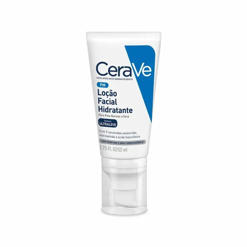 CERAVE LOÇÃO FACIAL HIDRATANTE PELE NORMAL A SECA 52ML