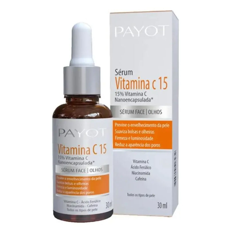 Payot Vitamina C15 Sérum Para Face e Olhos 30ml