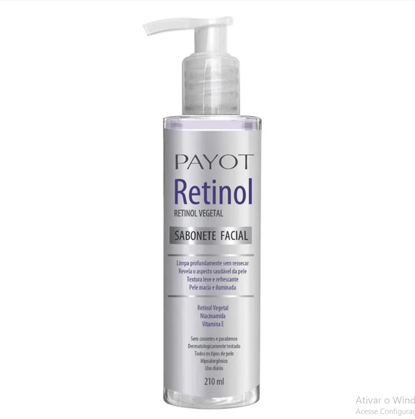 Sabonete Facial Retinol Payot 210ml