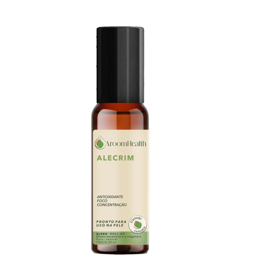 AroomHealth Blend óleo essencial Alecrim Roll - on 10 ml - Fórmula Exclusiva