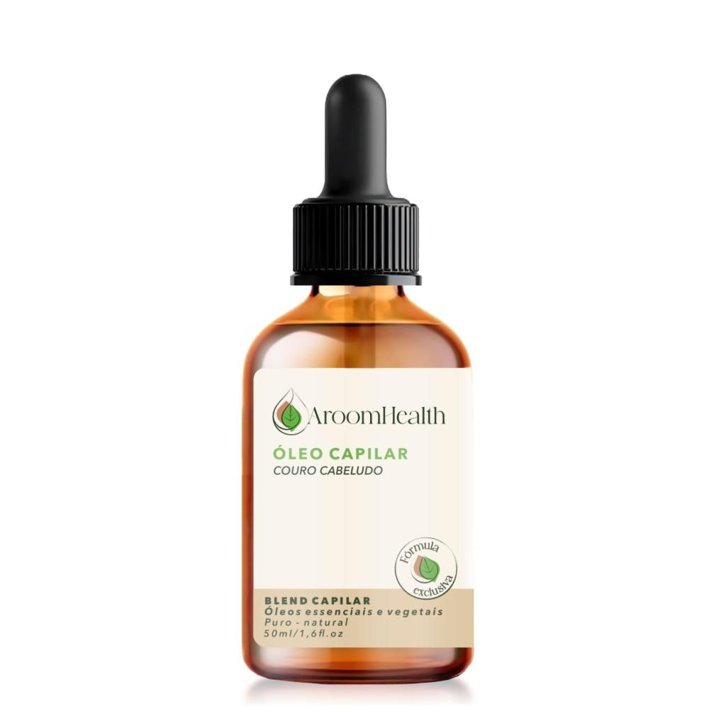 AroomHealth Blend óleos capilares couro cabeludo 50ml - Fórmula Exclusiva