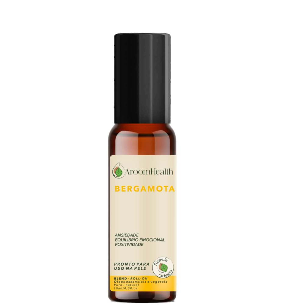 AroomHealth Blend óleo essencial Bergamota Roll-on 10 ml - Fórmula Exclusiva