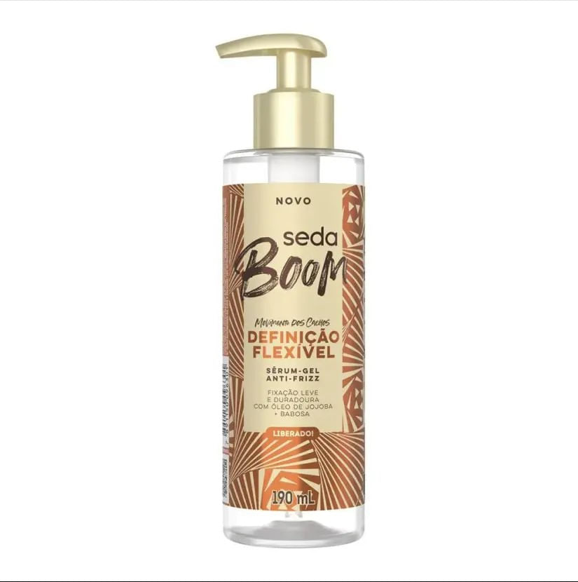 Seda Boom Finalizador Capilar Sérum Gel Definição Flexível 200ml