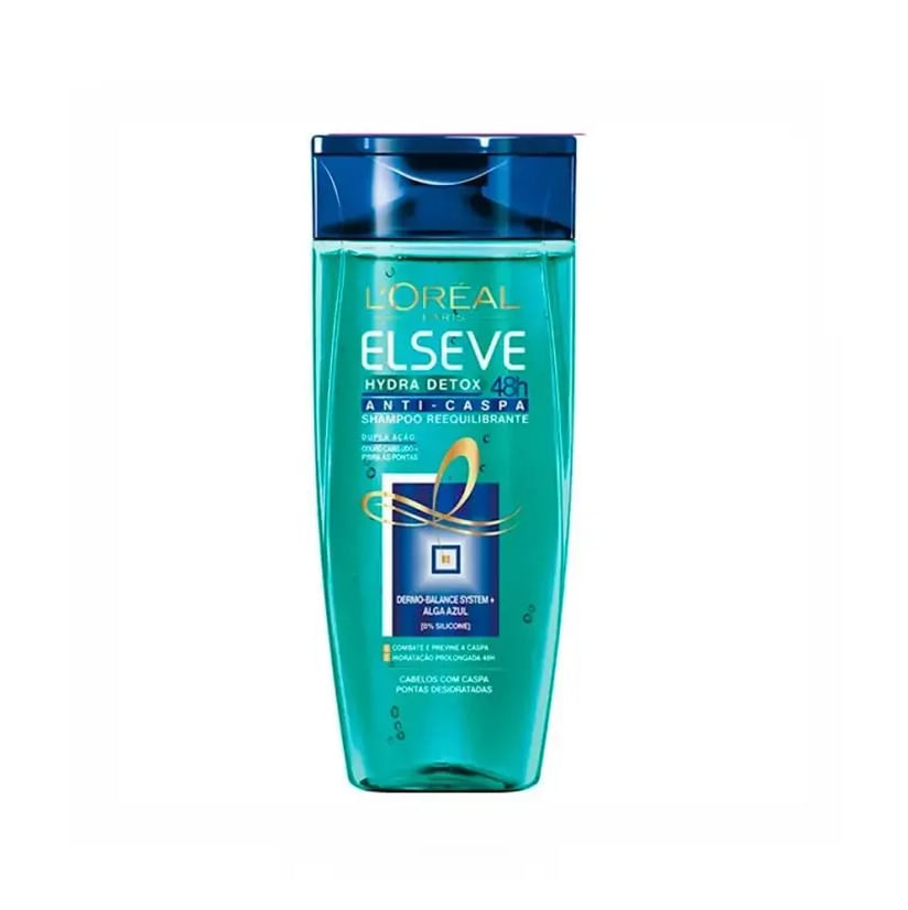 SHAMPOO ELSEVE HYDRA DETOX 48H ANTI-CASPA 400ML