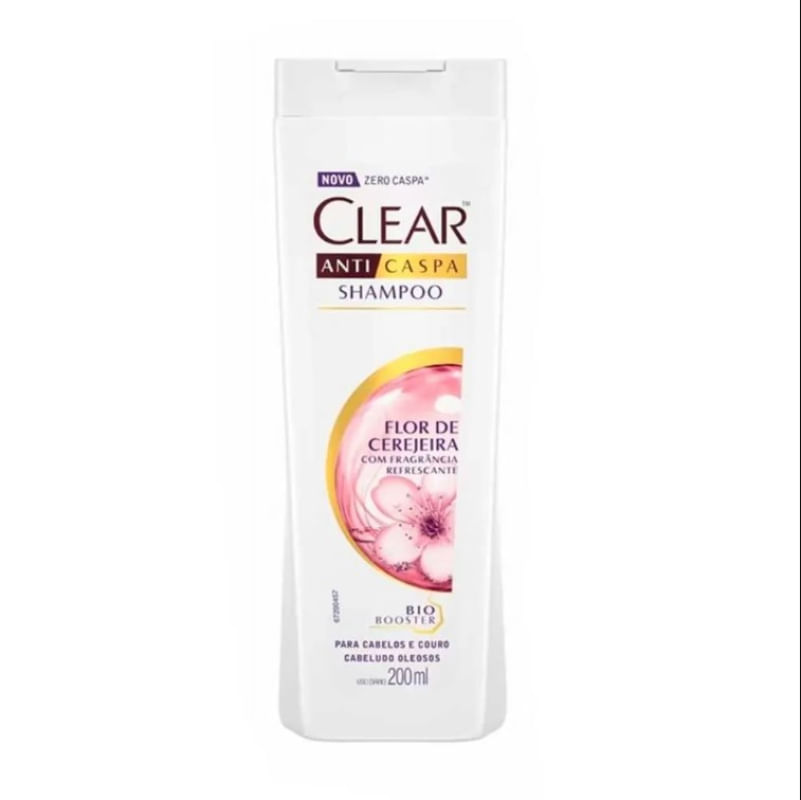 SHAMPOO ANTICASPA CLEAR WOMEN FLOR DE CEREJEIRA 200ML