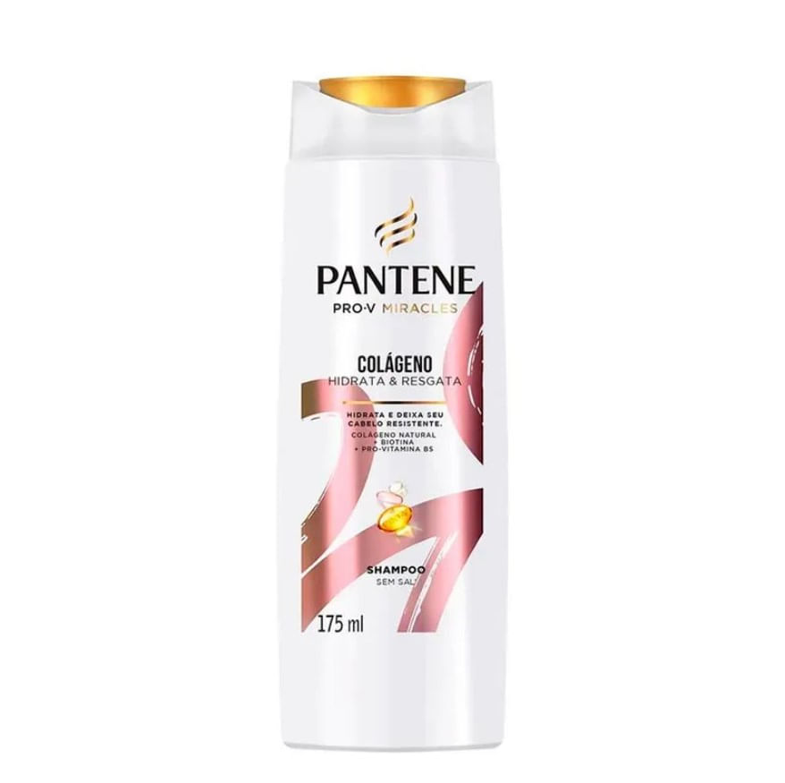 SHAMPOO PANTENE PRO-V COLÁGENO HIDRATA E RESGATA 175ML