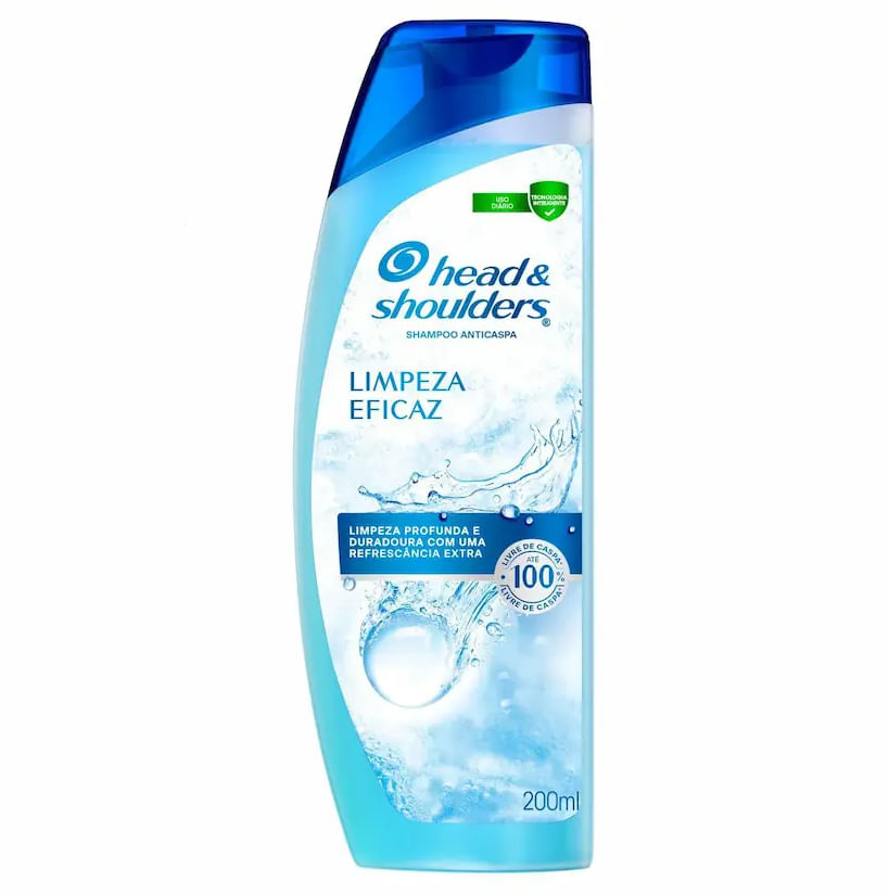 Head&Shoulders Shampoo Anticaspa Limpeza Eficaz 200ml