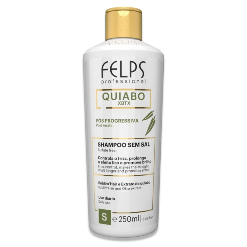 Shampoo Felps XBTX Quiabo Pós-Alisamento 250ml