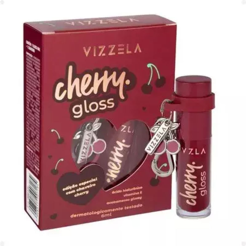 Gloss Lip Cherry - VIZZELA