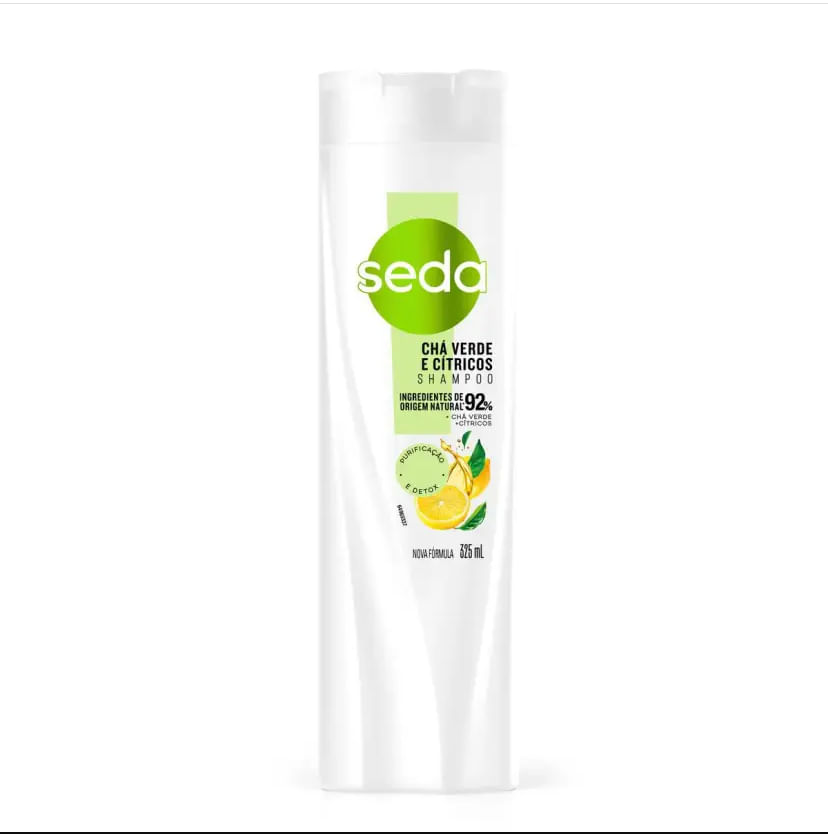 SHAMPOO SEDA RECARGA NATURAL PUREZA DETOX 325ML