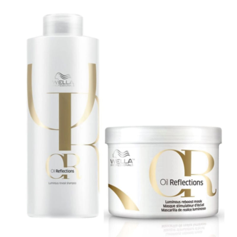 Kit Oil Reflections Shampoo e Máscara - Wella Professionals