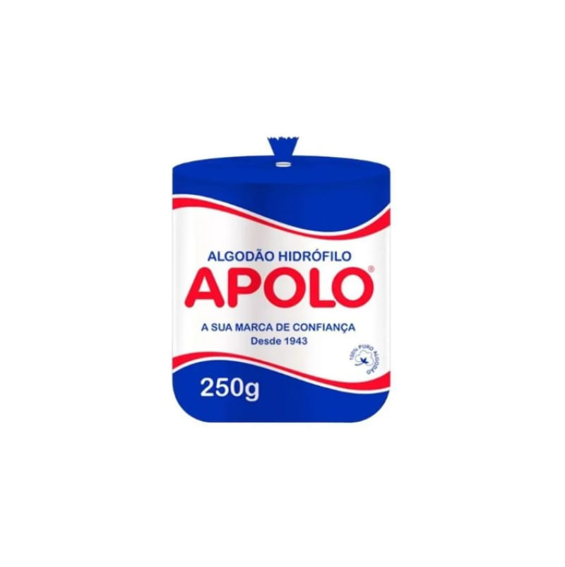 ALGODÃO HIDRÓFILO APOLO ROLO 250G