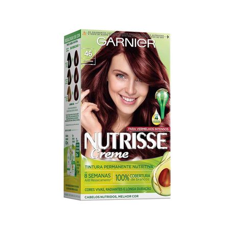 TINTURA NUTRISSE - COR 46 CASTANHO VERMELHO BORGONHA