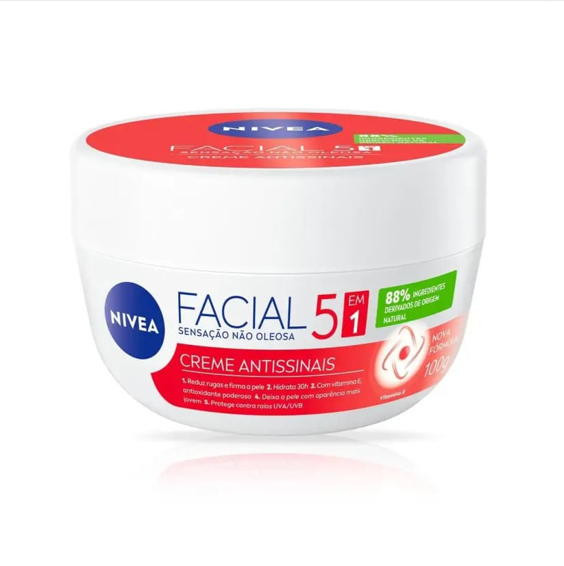 NIVEA CREME ANTISSINAIS - ANTI-IDADE 100G