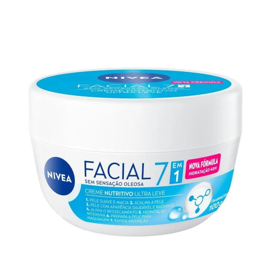 NIVEA CREME NUTRITIVO - HIDRATANTE FACIAL 100G