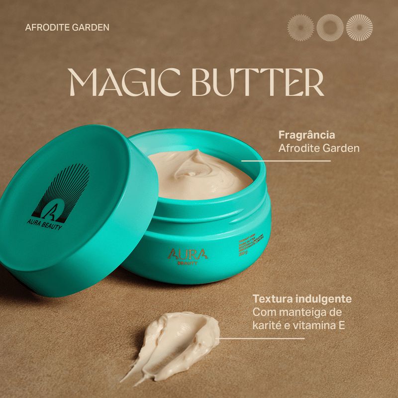 Aura Beauty Afrodite Garden - Manteiga Iluminadora 200g Aura Beauty Afrodite Garden - Manteiga Iluminadora 200g