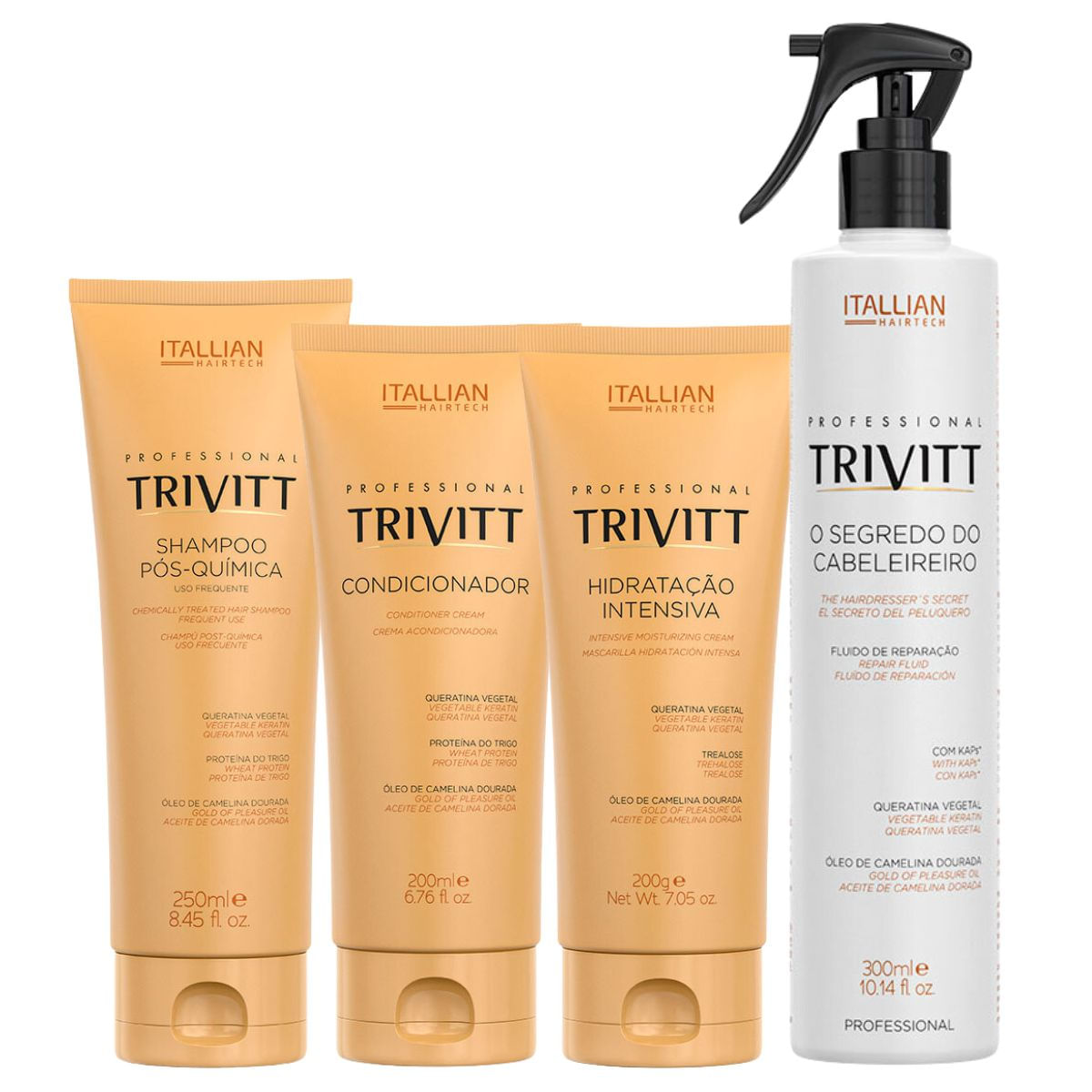 Kit Trivitt Home Care Com Hidratação + Segredo Do Cabeleireiro 300Ml