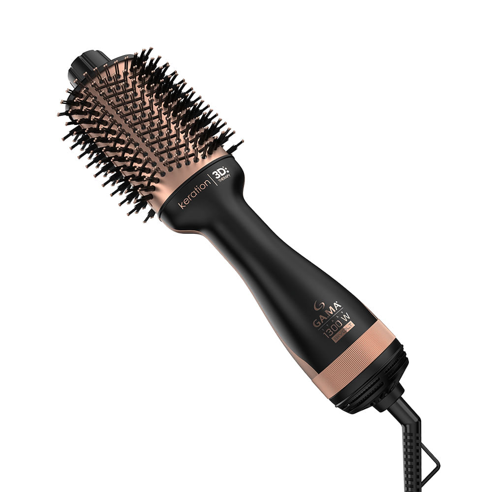 Escova Secadora Gama Stylish Keration Brush 3D Bivolt