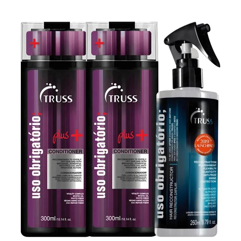 Truss Uso Obrigatório Plus Shampoo 300ml + Condicionador 300ml + Uso Obrigatório 260ml