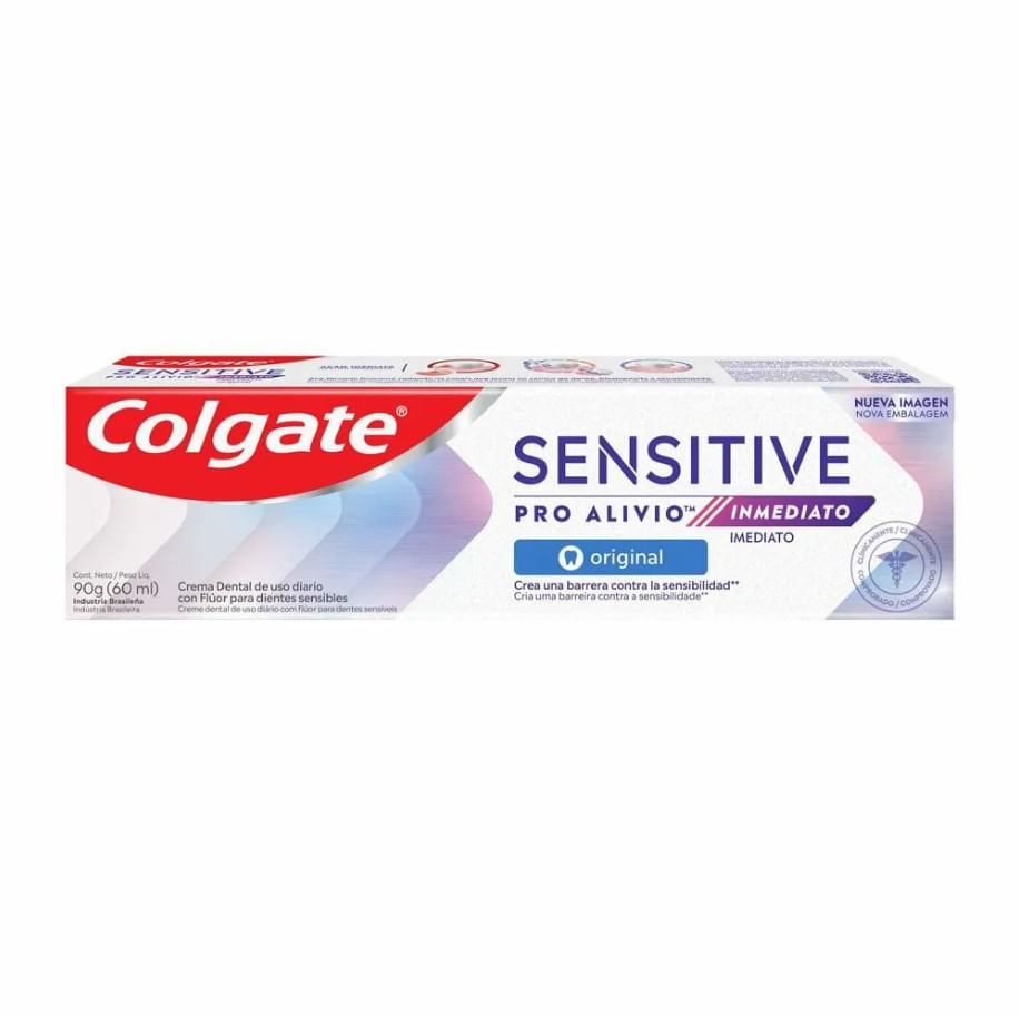 PASTA DE DENTE COLGATE SENSITIVE PRO-ALÍVIO IMEDIATO ORIGINAL COM 90G