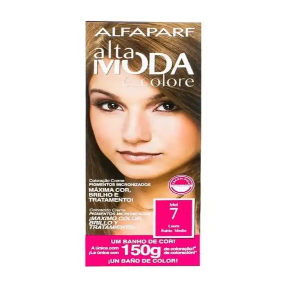 Coloração Louro Medio 7.0 Alta Moda 150G