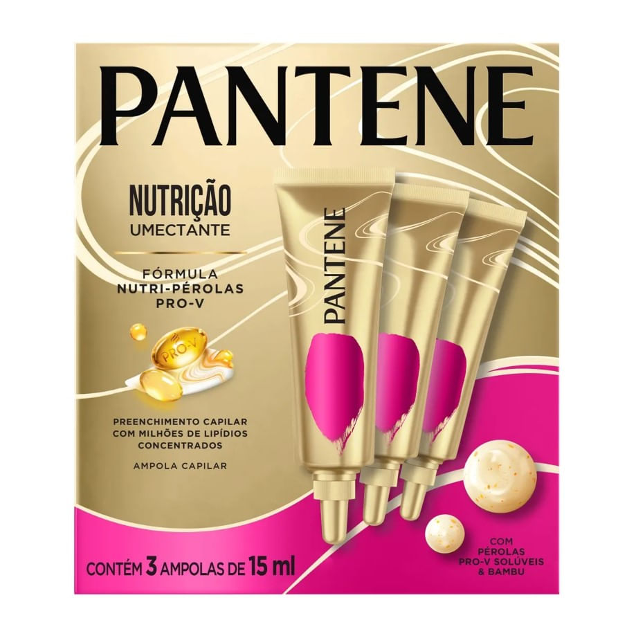 Ampola Pantene Força Reconstrução Com 3 Unidades De 15Ml