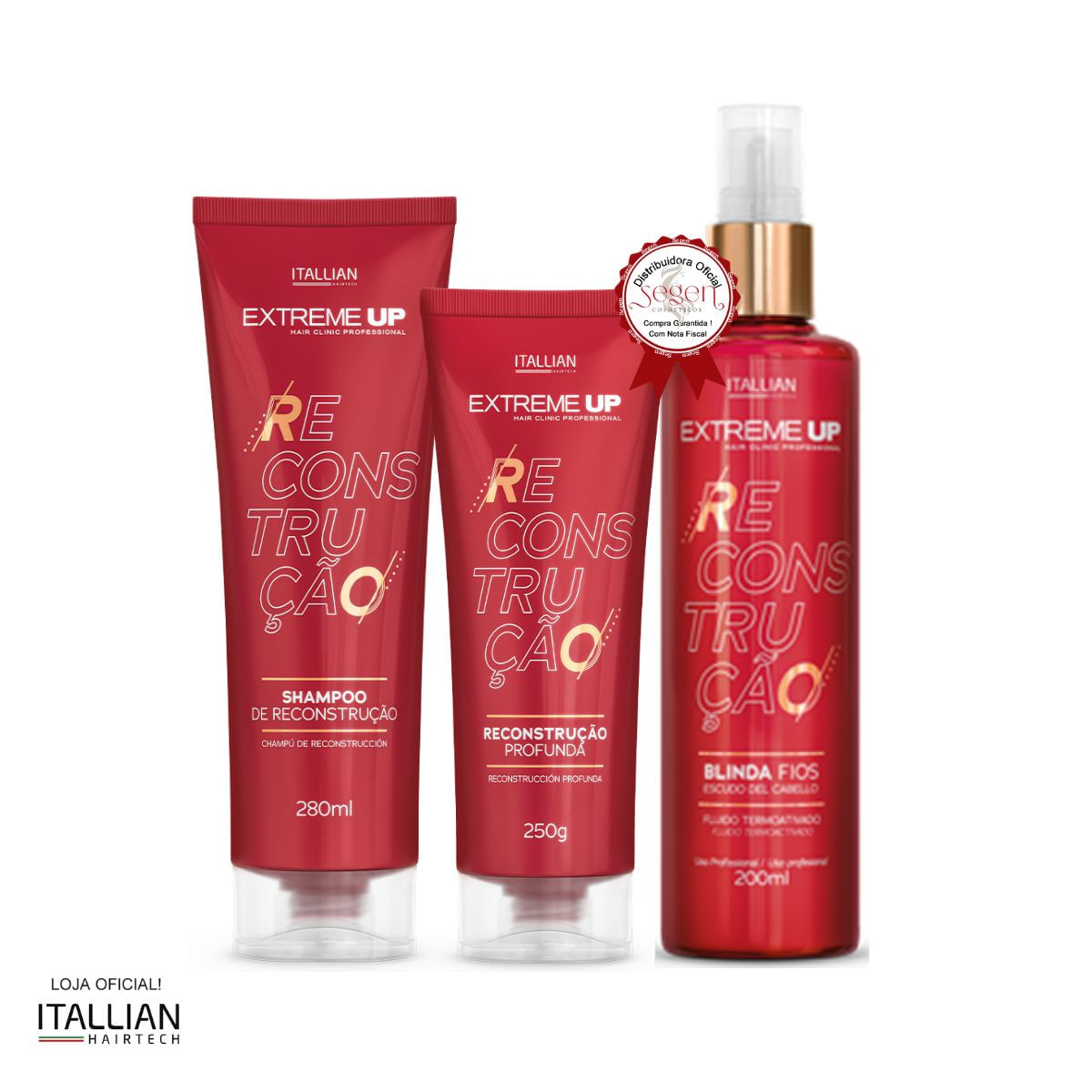 Kit Extreme Up Hair Clinic Reconstrutor - Itallian - Época Cosméticos