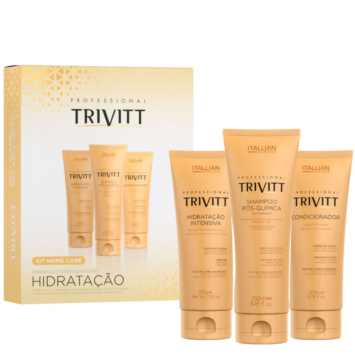 Kit Homecare Trivitt Com Hidratação