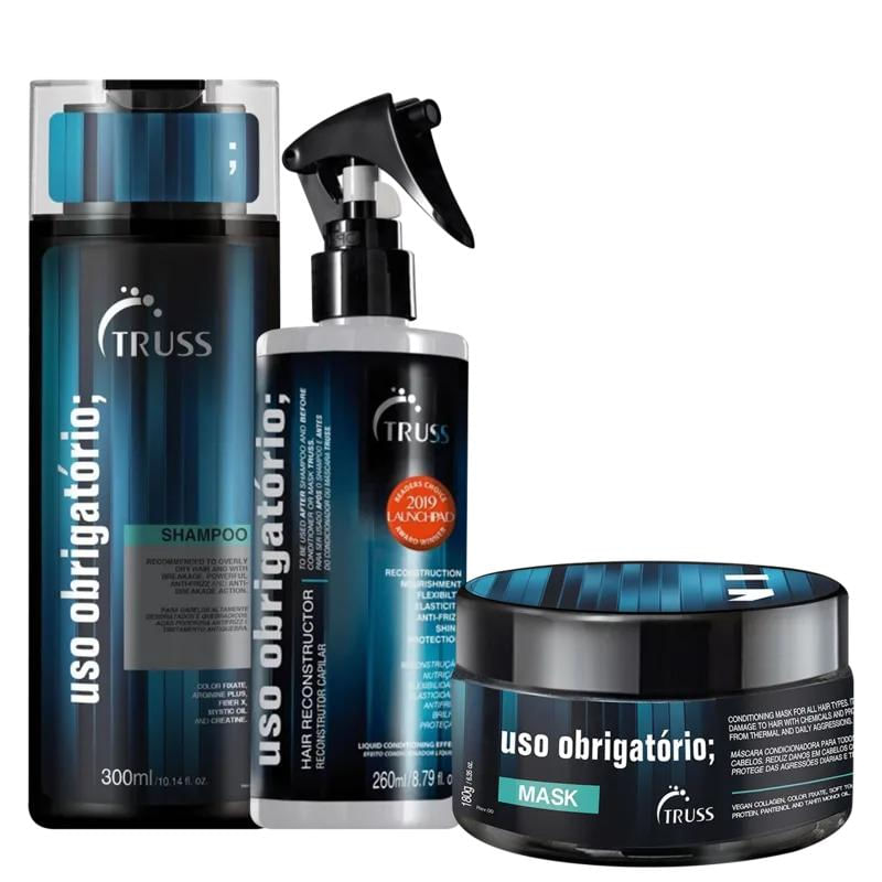 Kit Truss Uso Obrigatório Limpeza e Brilho (3 Produtos)