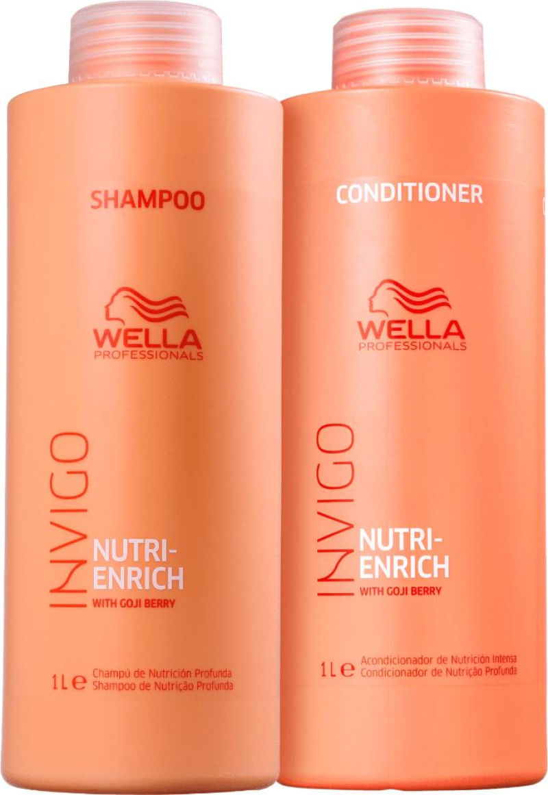 Wella Invigo Nutri Enrich Kit Shampoo 1000ml + Cond 1000ml